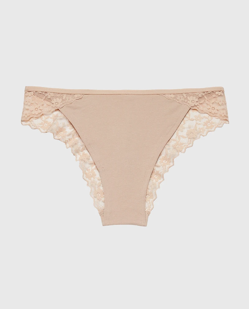 Cheeky Panty with Lace Trim
