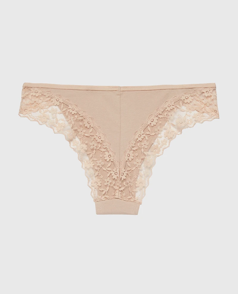 Cheeky Panty with Lace Trim