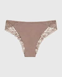 Cheeky Panty With Lace Trim Leafless Tree