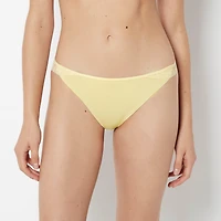 Cheeky Panty With Lace Trim Pale Banana