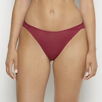 Cheeky Panty With Lace Trim Beaujolais