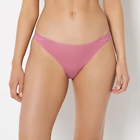 Cheeky Panty With Lace Trim Red Violet