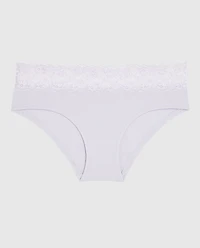 Hipster Panty with Lace in Lavender Cake
