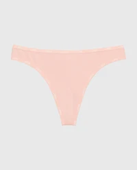 Culotte tanga en Rose Majestueux