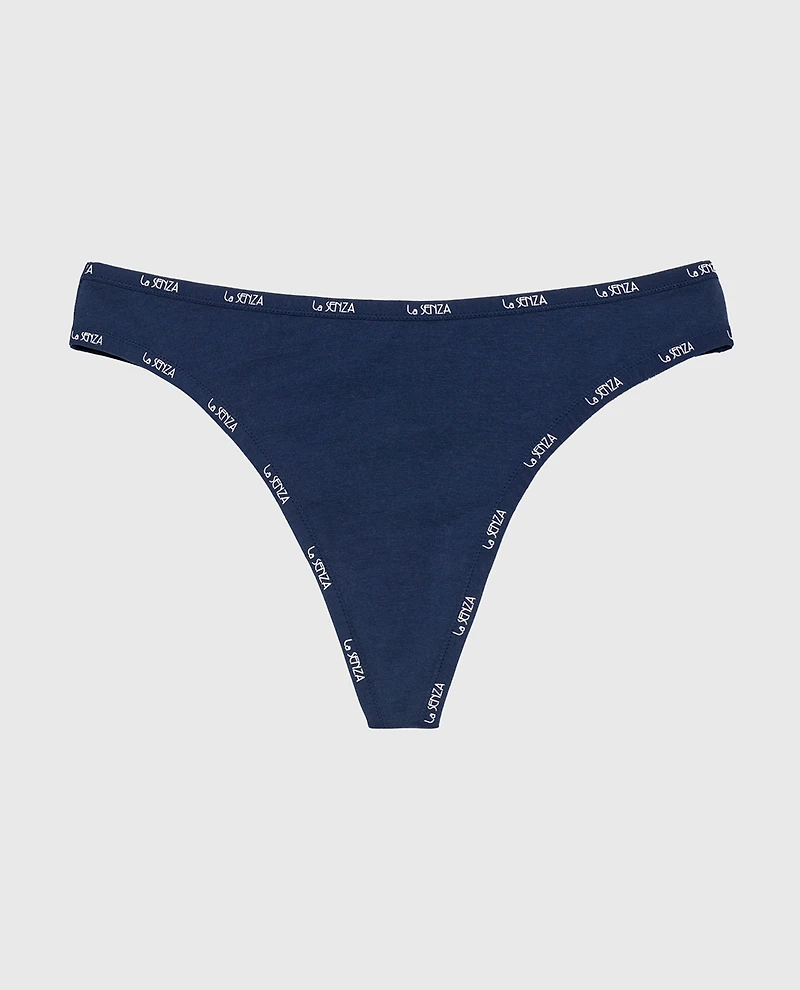 Thong Panty Dark Navy