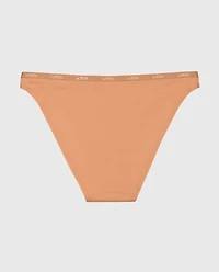 Bikini Panty with Logo Trim Cork