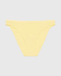 Bikini Panty with Logo Trim Mellow Yellow