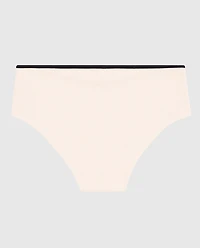 Ultrasoft V-Waist Ribbed Hipster Panty in Ivory Dawn