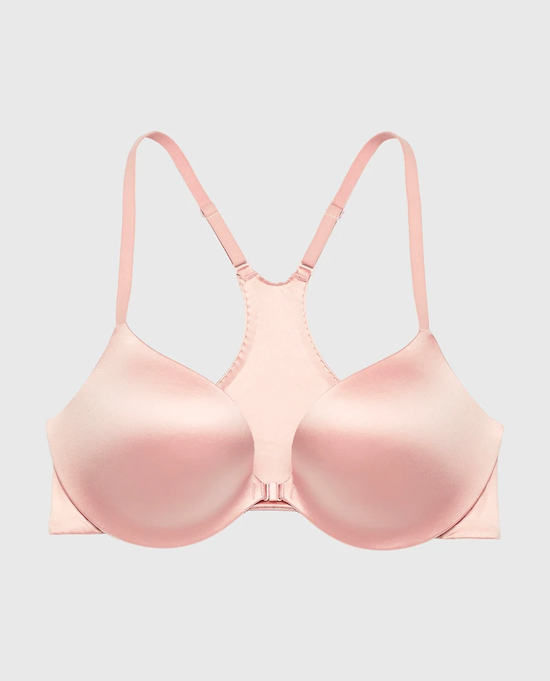 Soutien-gorge plongeant en Rose Majestueux