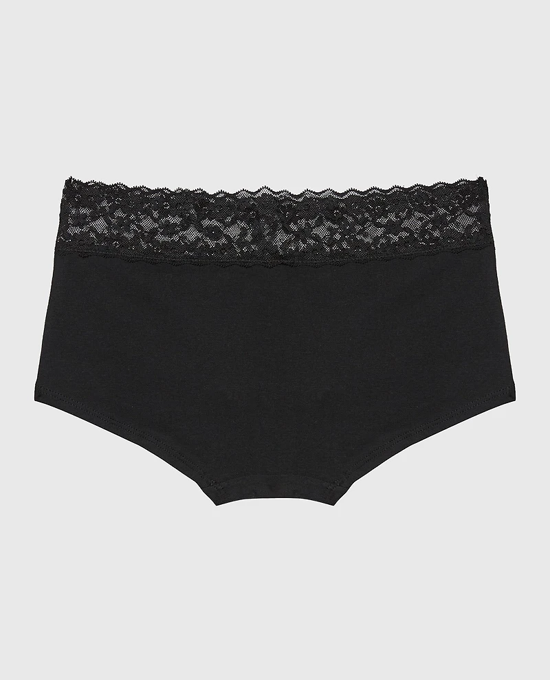 Culotte shorty noire smoking