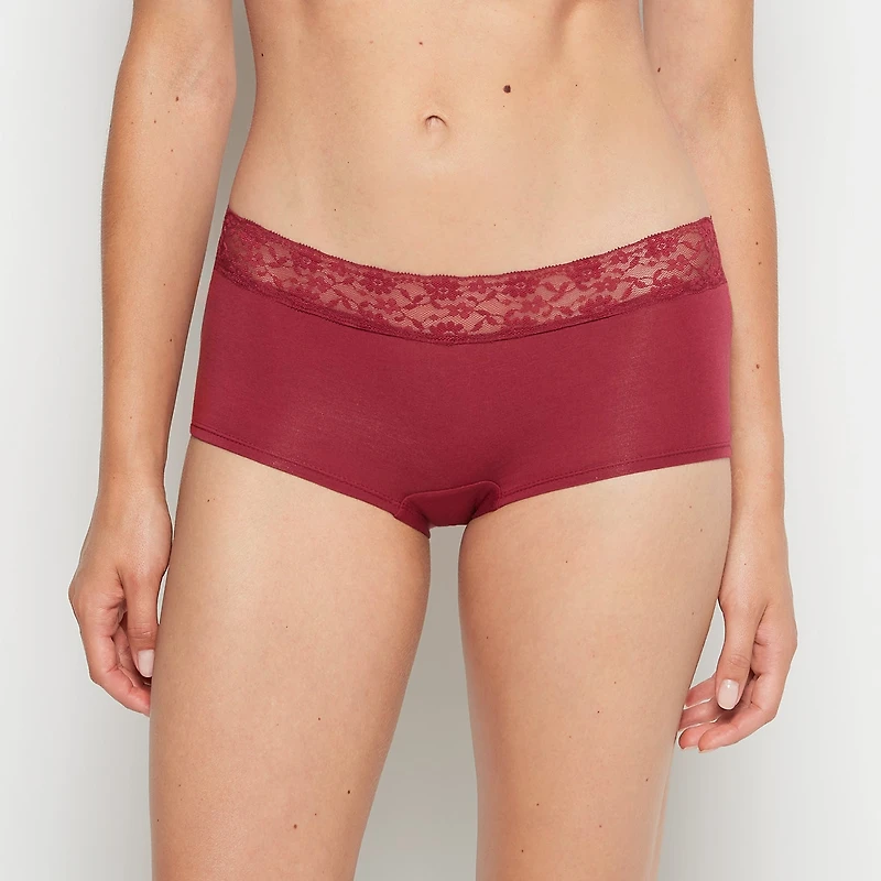 Boyshort Panty Beaujolais