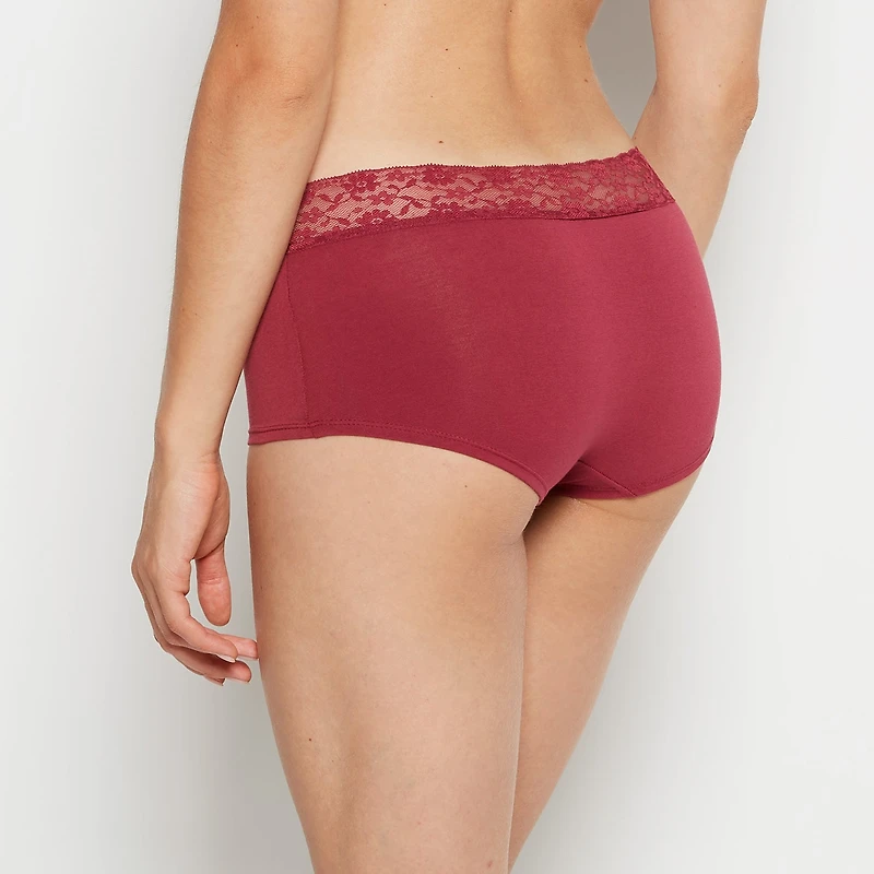 Boyshort Panty Beaujolais