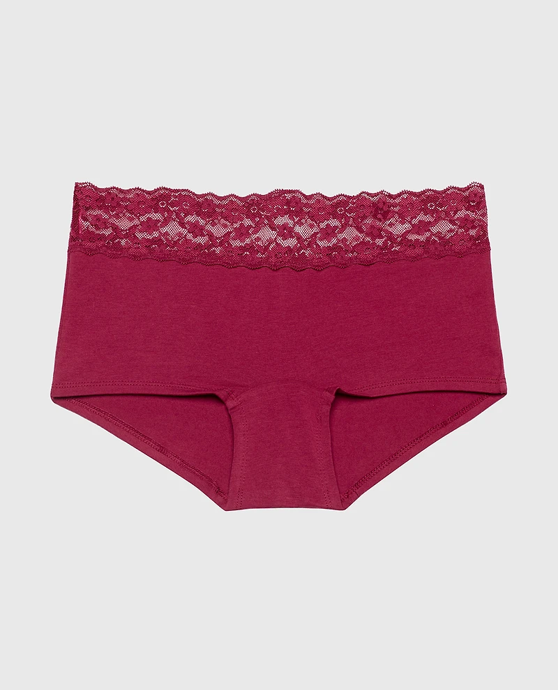 Boyshort Panty Beaujolais