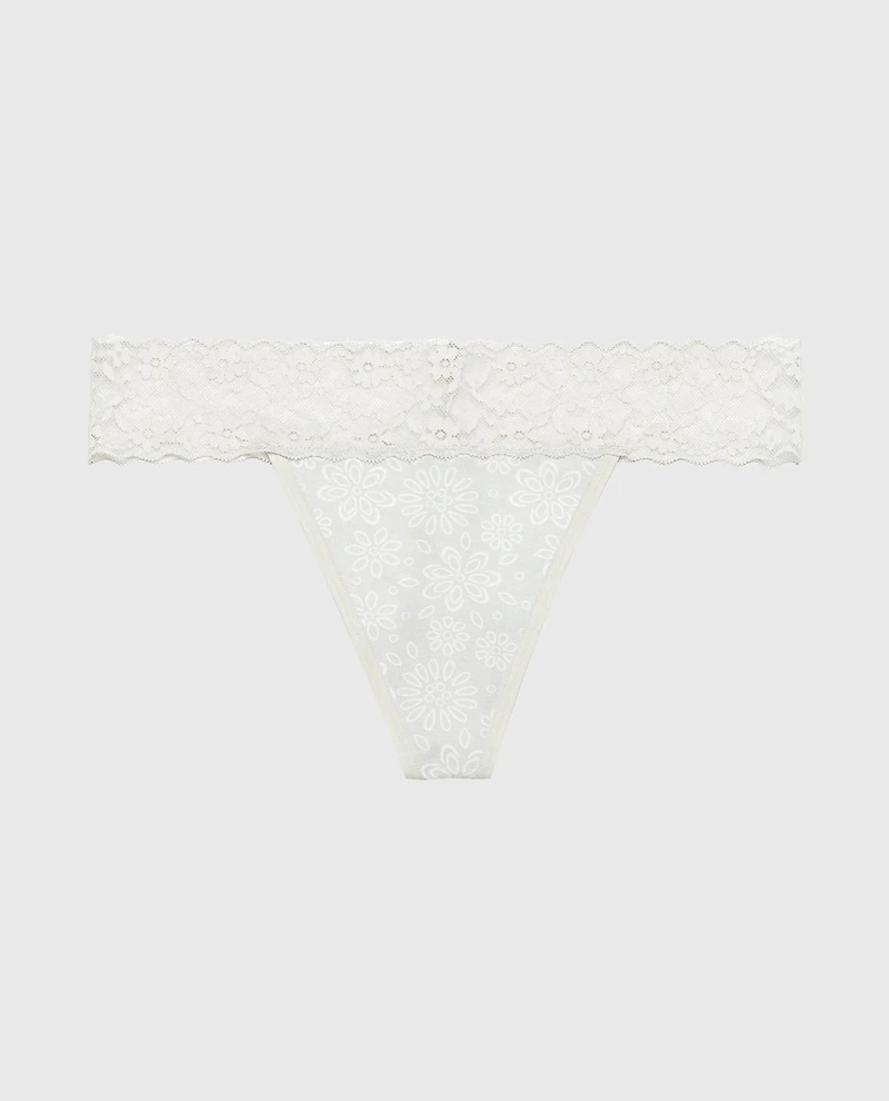 Thong Panty Western Floral
