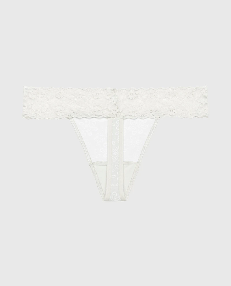 Thong Panty Western Floral