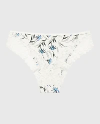 Cheeky Panty With Lace Trim Falling Foliage