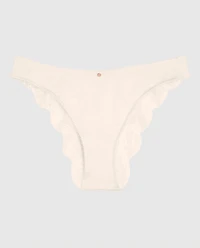 Cheeky Panty with Lace Back Ivory Dawn
