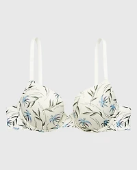 Cotton Demi Bra Falling Foliage