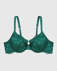 Allover Lace Lightly Lined Full Coverage Bra