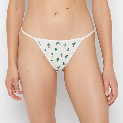 Ultrasoft Modal G-String Panty Tiny Soft Trees