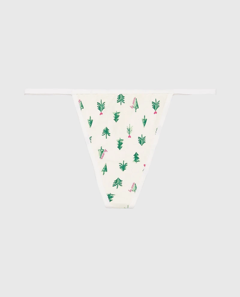 Ultrasoft Modal G-String Panty Tiny Soft Trees