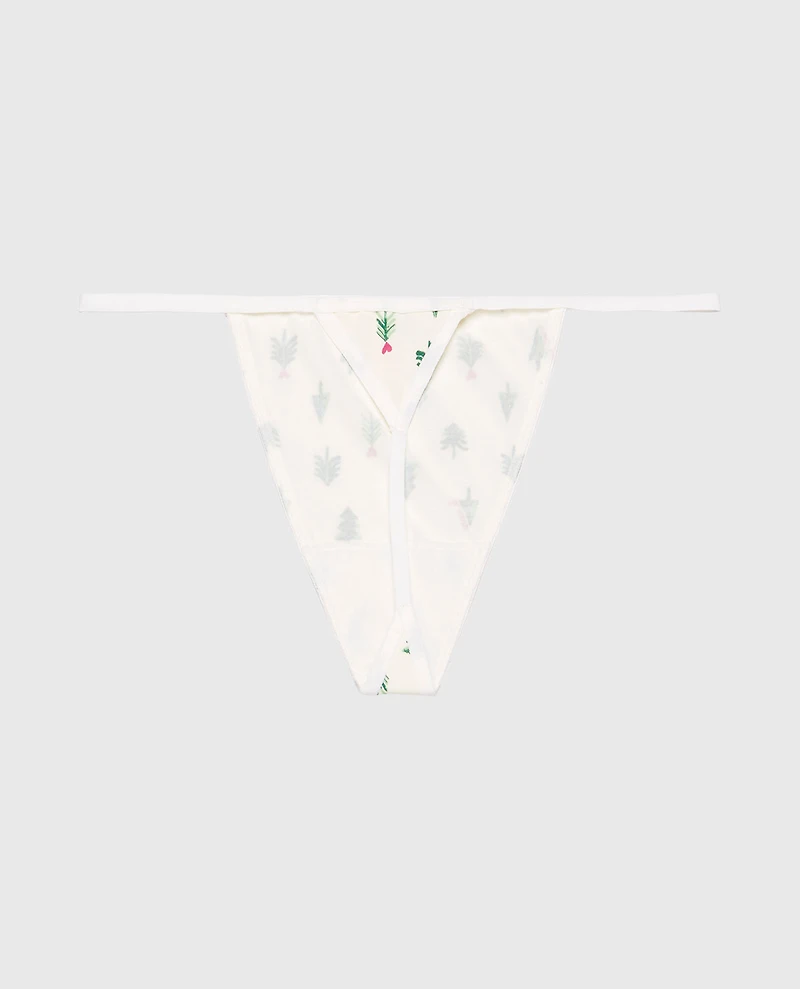 Ultrasoft Modal G-String Panty Tiny Soft Trees