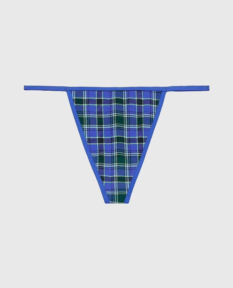 Ultrasoft Modal G-String Panty Soft Montreal Plaid