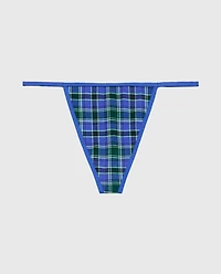 Ultrasoft Modal G-String Panty Soft Montreal Plaid