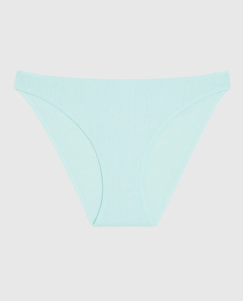 Ribbed Bikini Panty Vista Blue