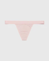 G-String Panty with Logo Band Iced Lilac