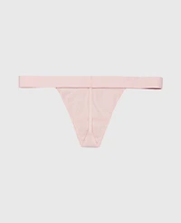 G-String Panty with Logo Band Iced Lilac