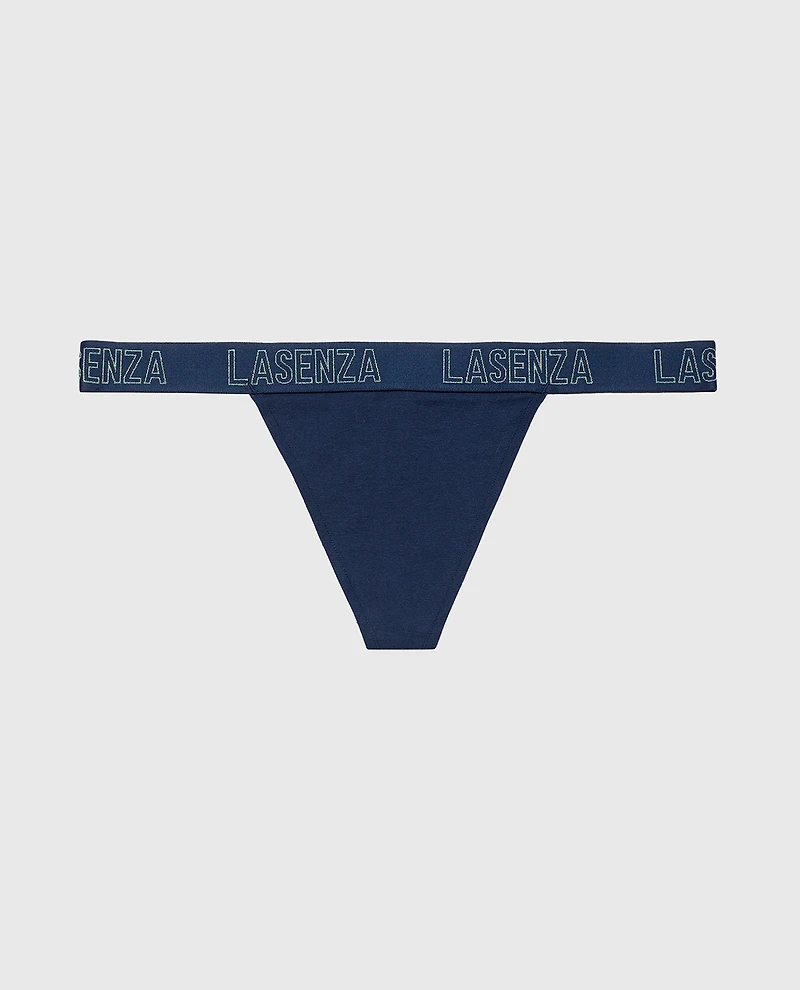 Culotte tanga en Marine foncé