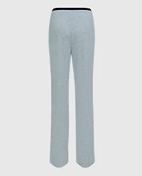 Ribbed Pajama Pant with V-Waist Cool Gray