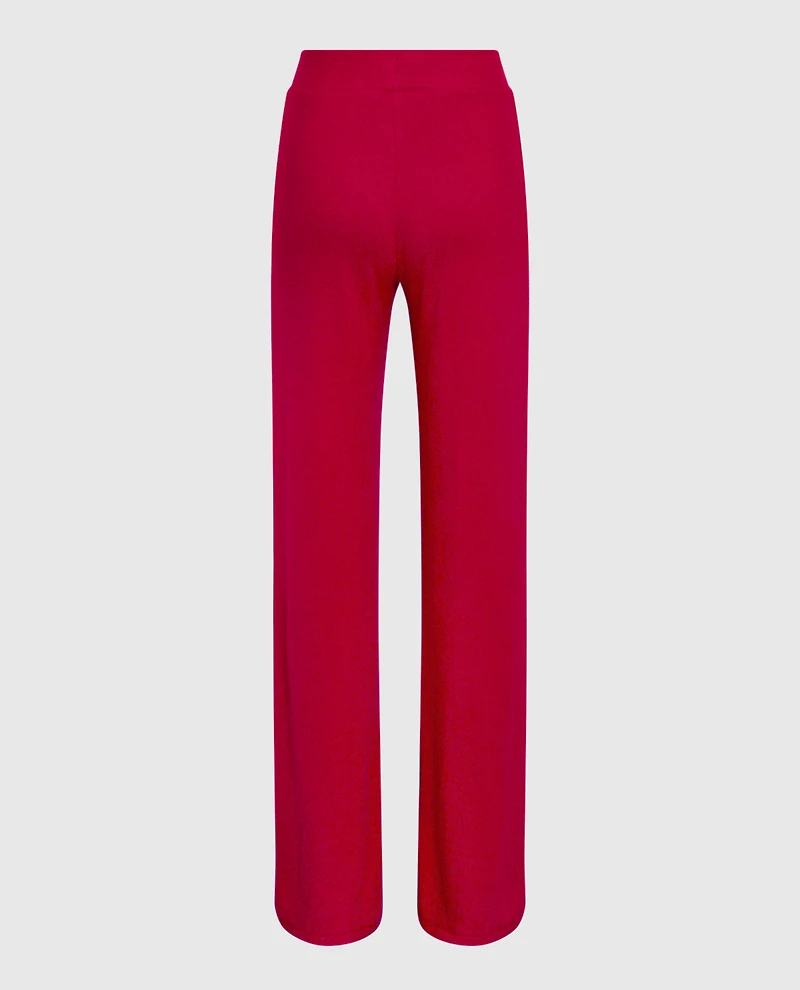 Pajama Pant with Logo Drawstring Cosmo Red