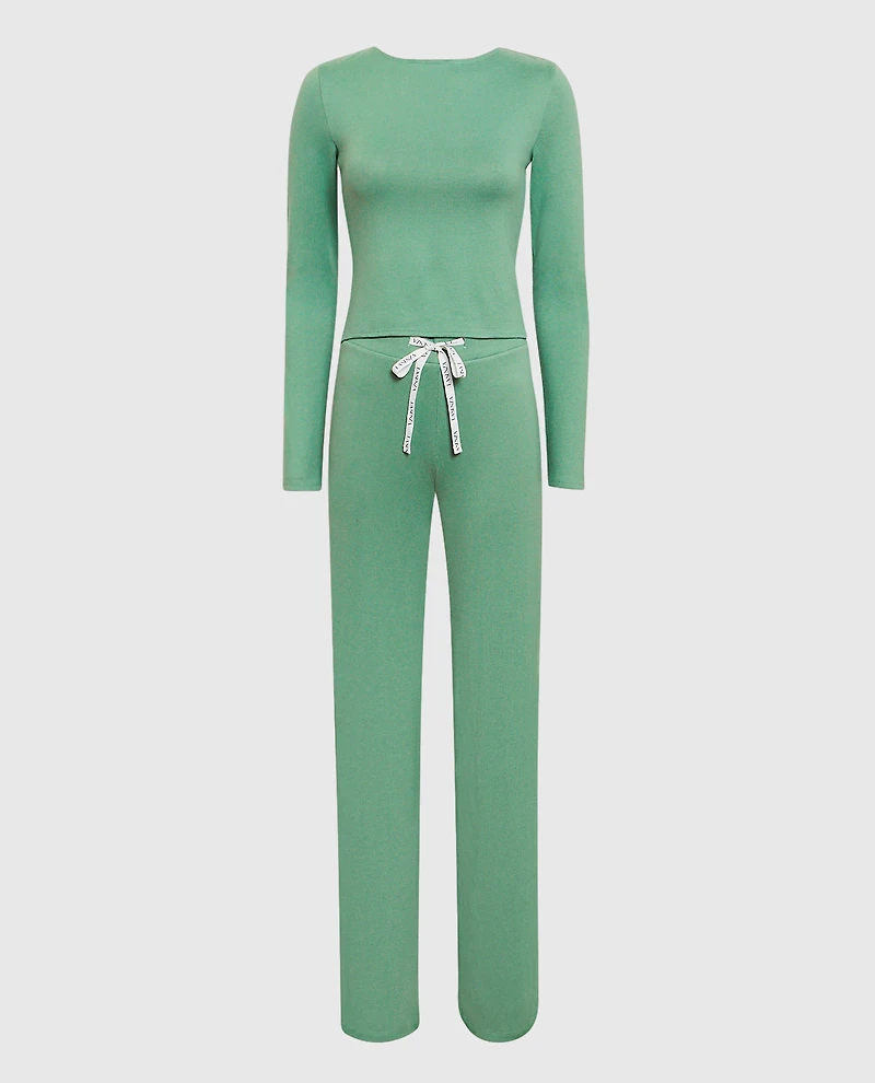 Pajama Pant with Logo Drawstring