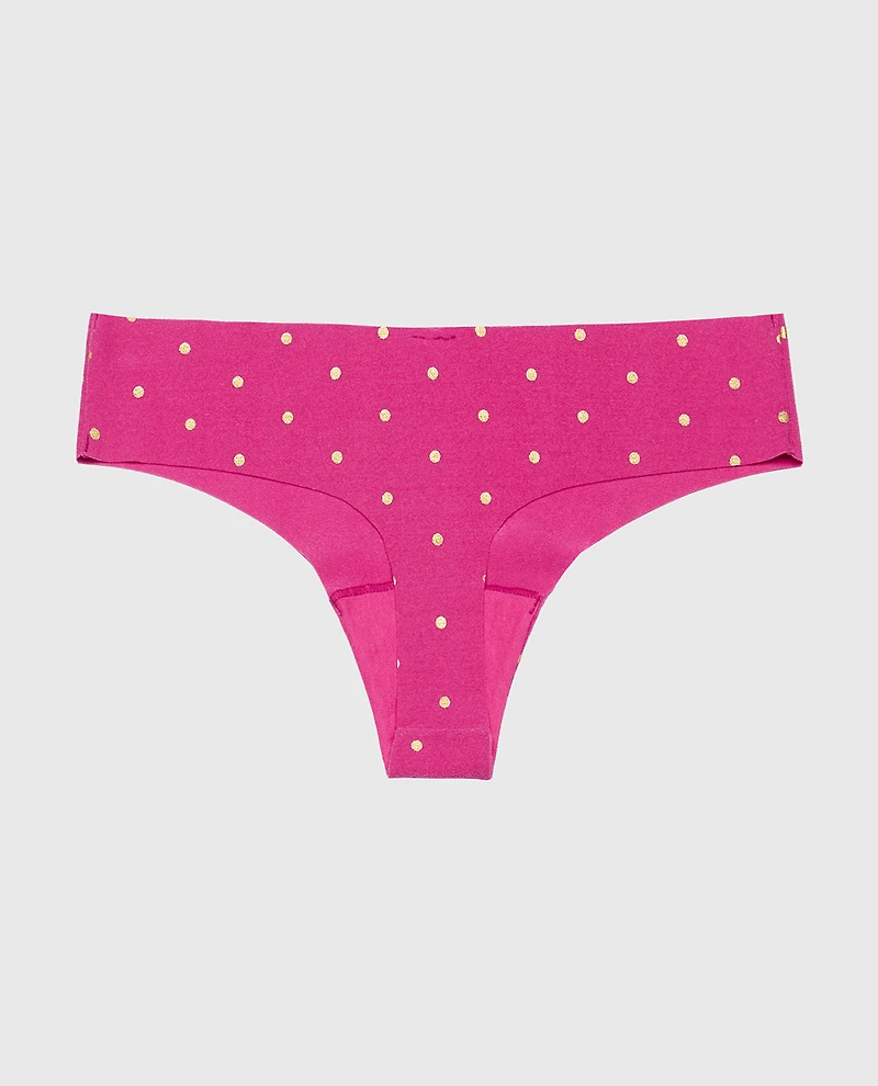 No Show Thong Panty Foiled Dot