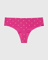 No Show Thong Panty Foiled Dot