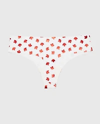 No Show Thong Panty Oh Canada Foiled