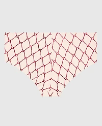 No Show Cheeky Panty in Foiled LaSenza Fishnet