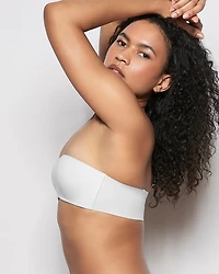 Soutien-gorge sans armatures bretelles ivoire