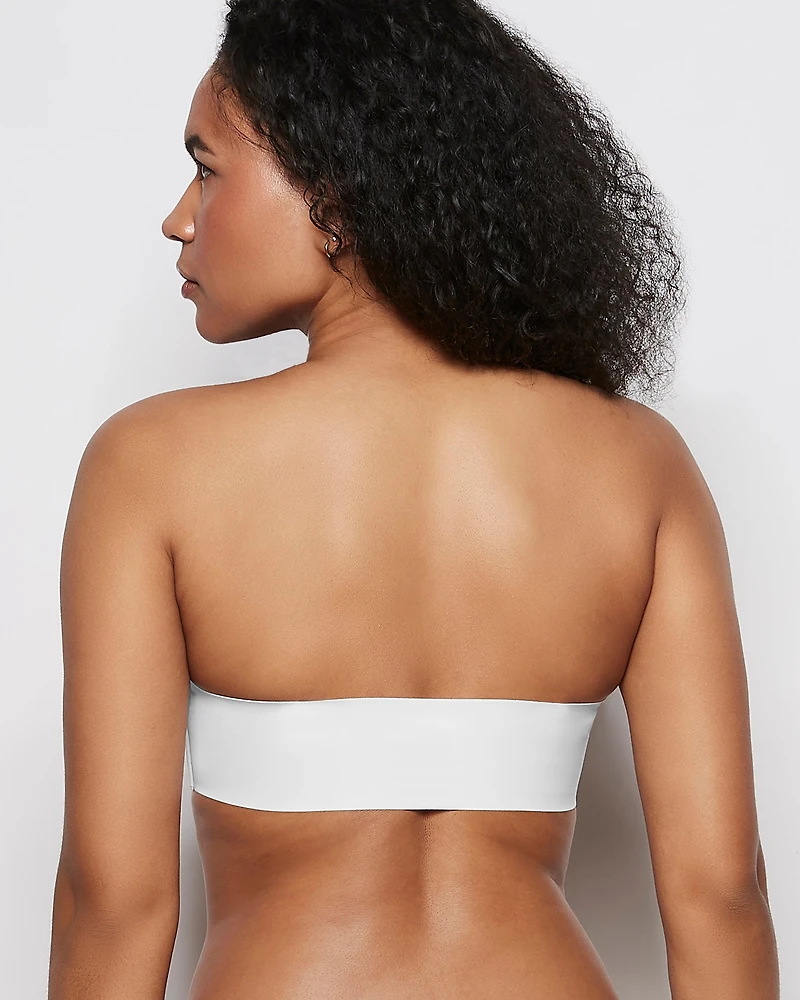 Soutien-gorge sans armatures bretelles ivoire