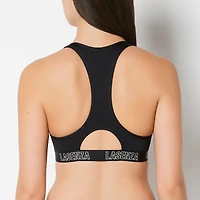 Soutien-gorge Sport à logo pour activité faible impact noir