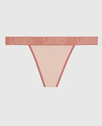 G-String Logo Panty Peaceful Peach