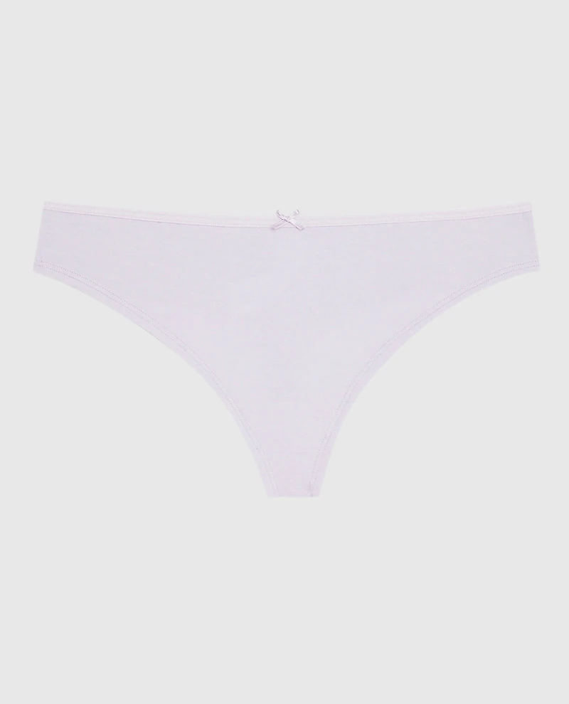 Thong Panty with Bow Lavender Cake