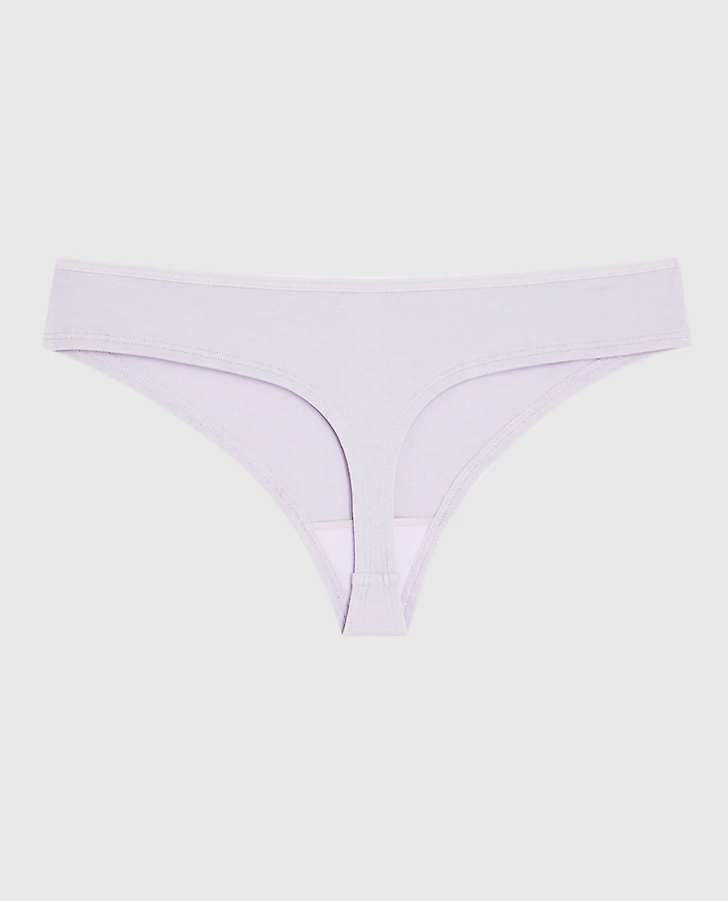 Thong Panty with Bow Lavender Cake