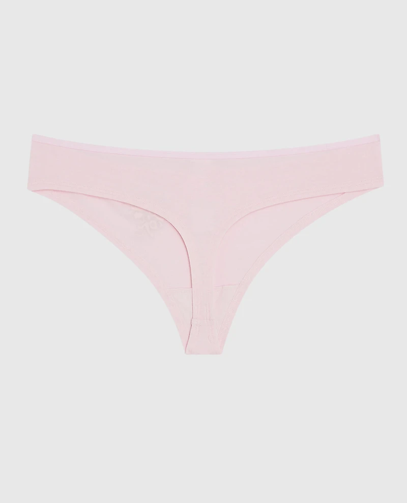 Thong Panty with Bow Pink-A-Boo