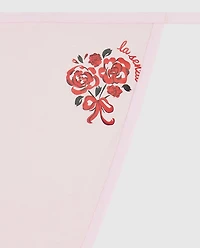 Minislip avec boucle rose indiscret