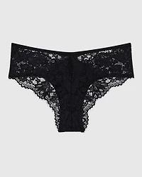 Lace Cheeky Panty Black