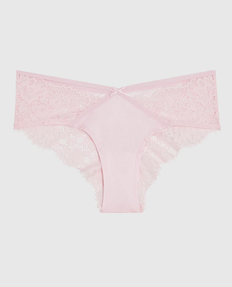 Lace Cheeky Panty Pink-A-Boo