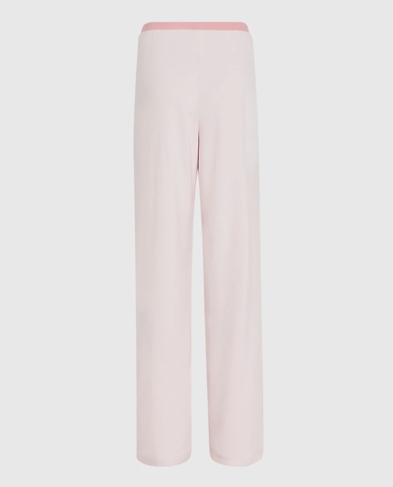 Pajama Pant with Rosette Pink